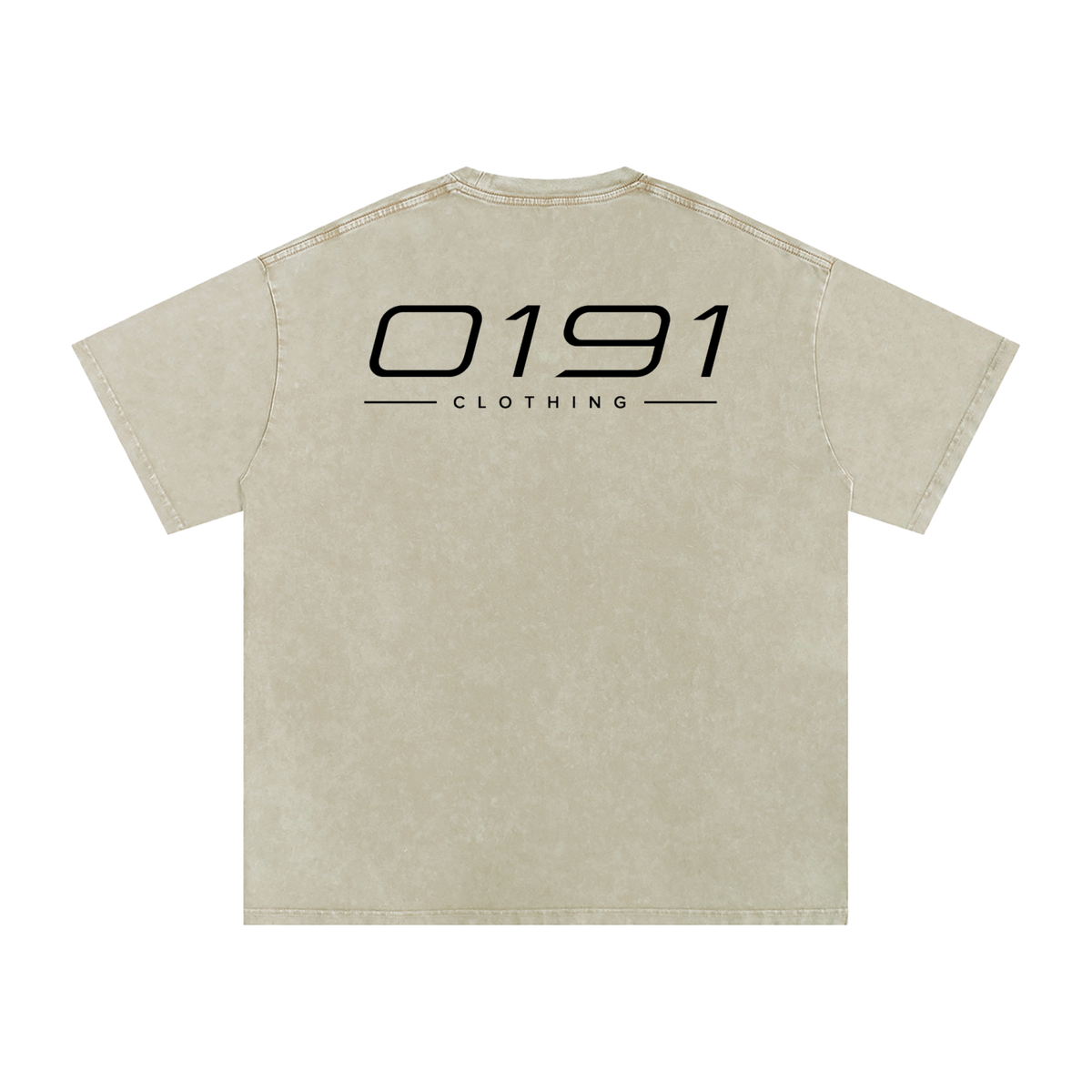 0191 Snow Washed Oversized Cotton T-Shirt