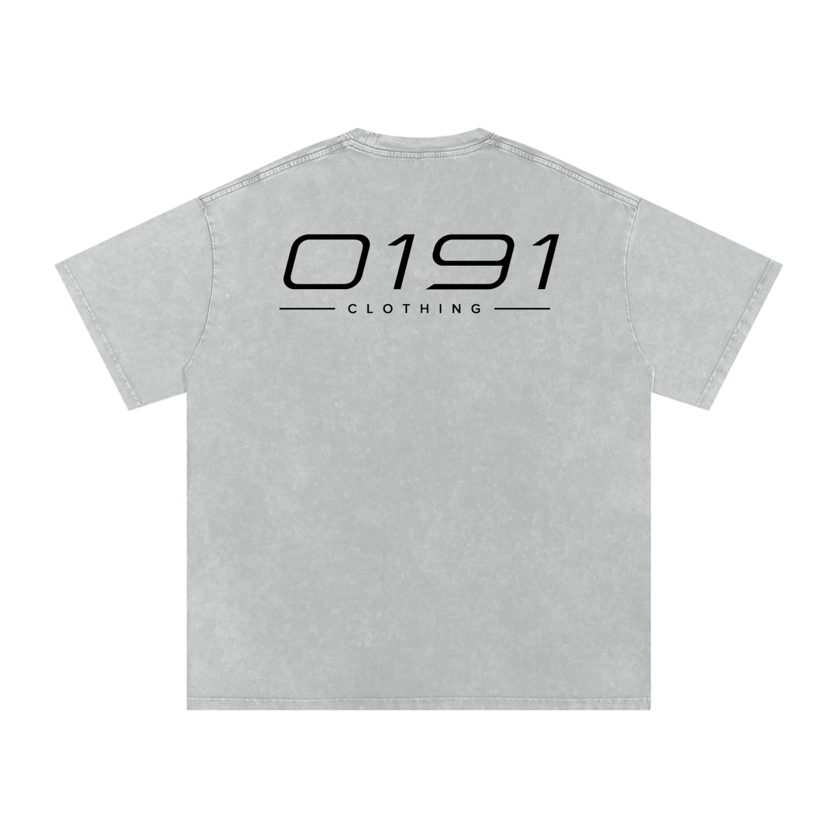 0191 Snow Washed Oversized Cotton T-Shirt