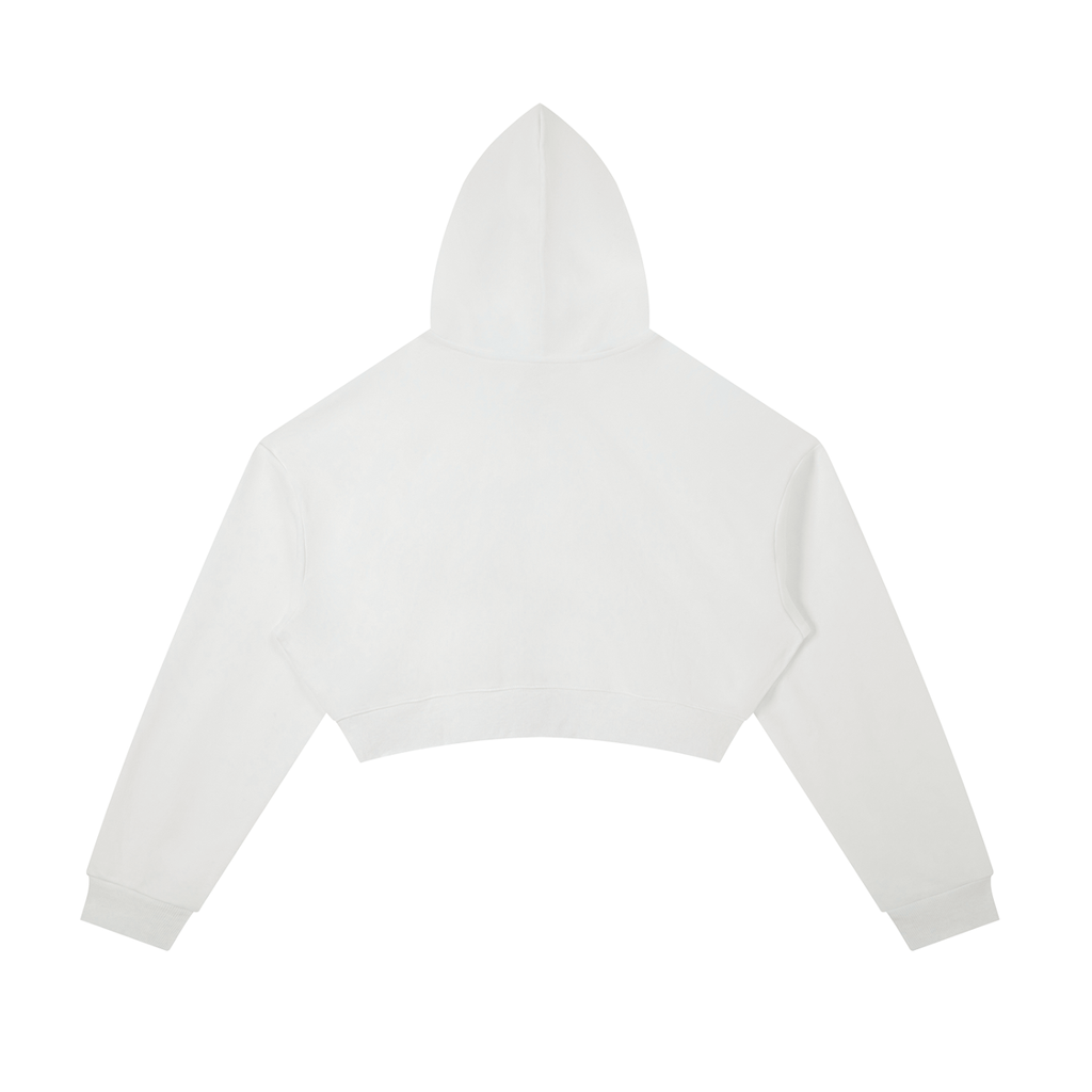 0191 Women Essential Cropped Zip-Up Hoodie