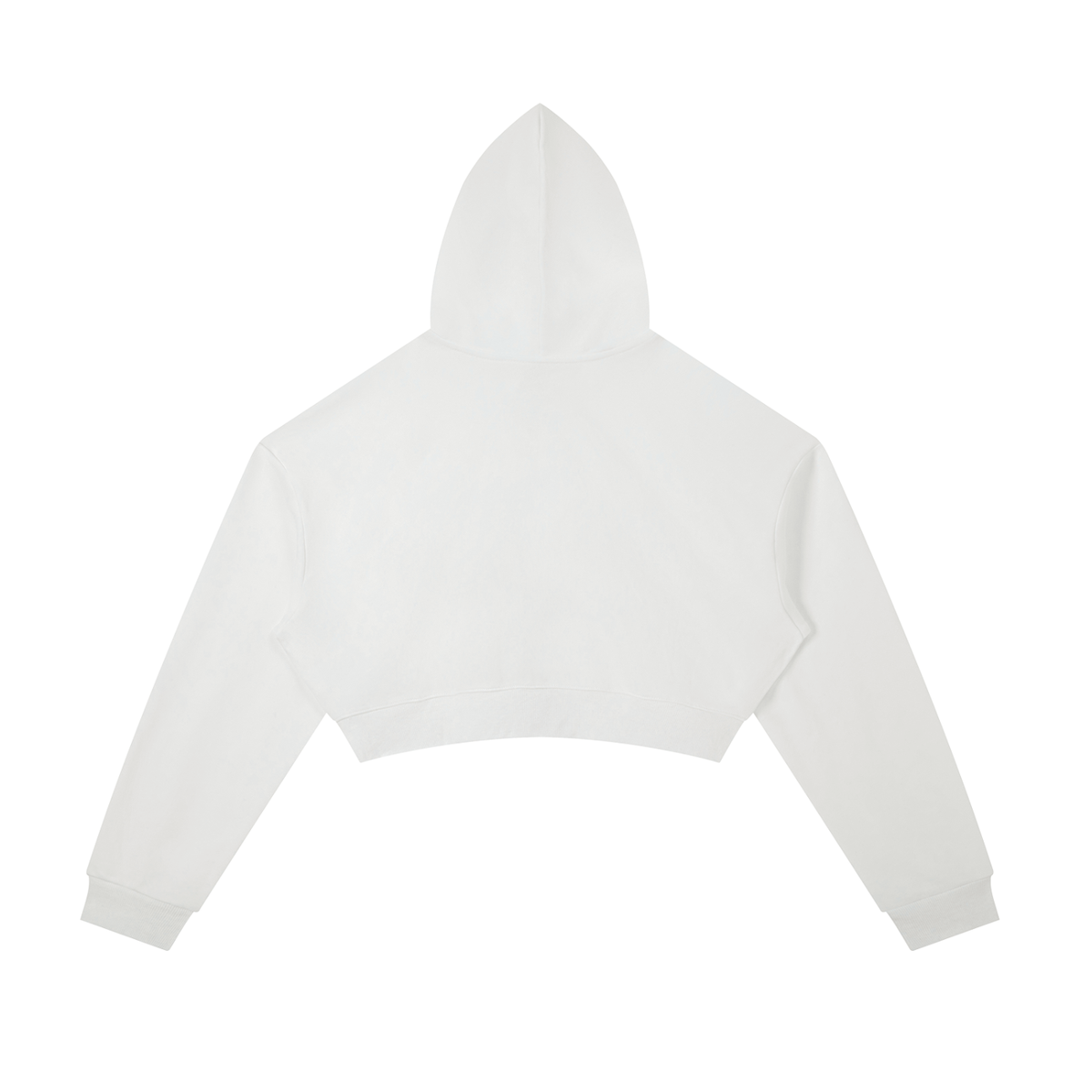 0191 Women Essential Cropped Zip-Up Hoodie
