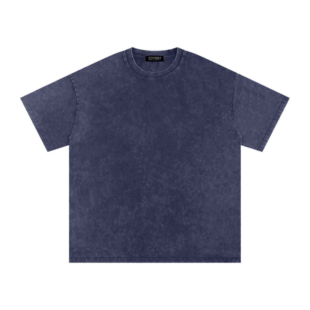 0191 Snow Washed Oversized Cotton T-Shirt