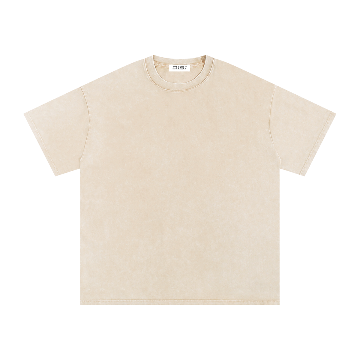 0191 Snow Washed Oversized Cotton T-Shirt