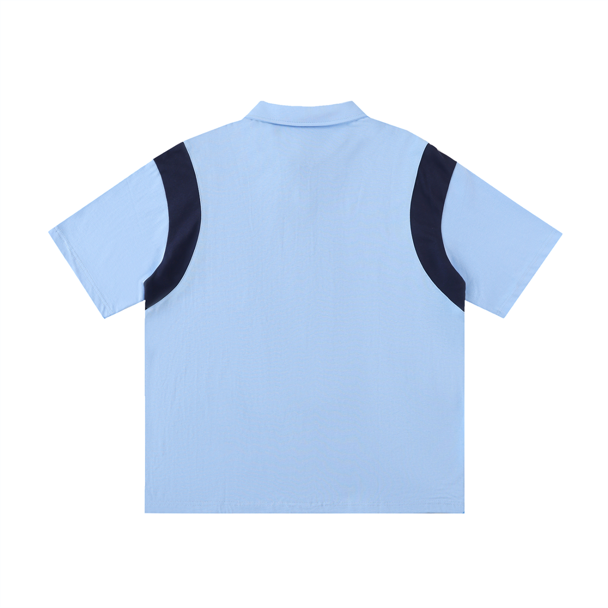 0191 Clothing Premium Contrast Panel Cotton Polo Shirt