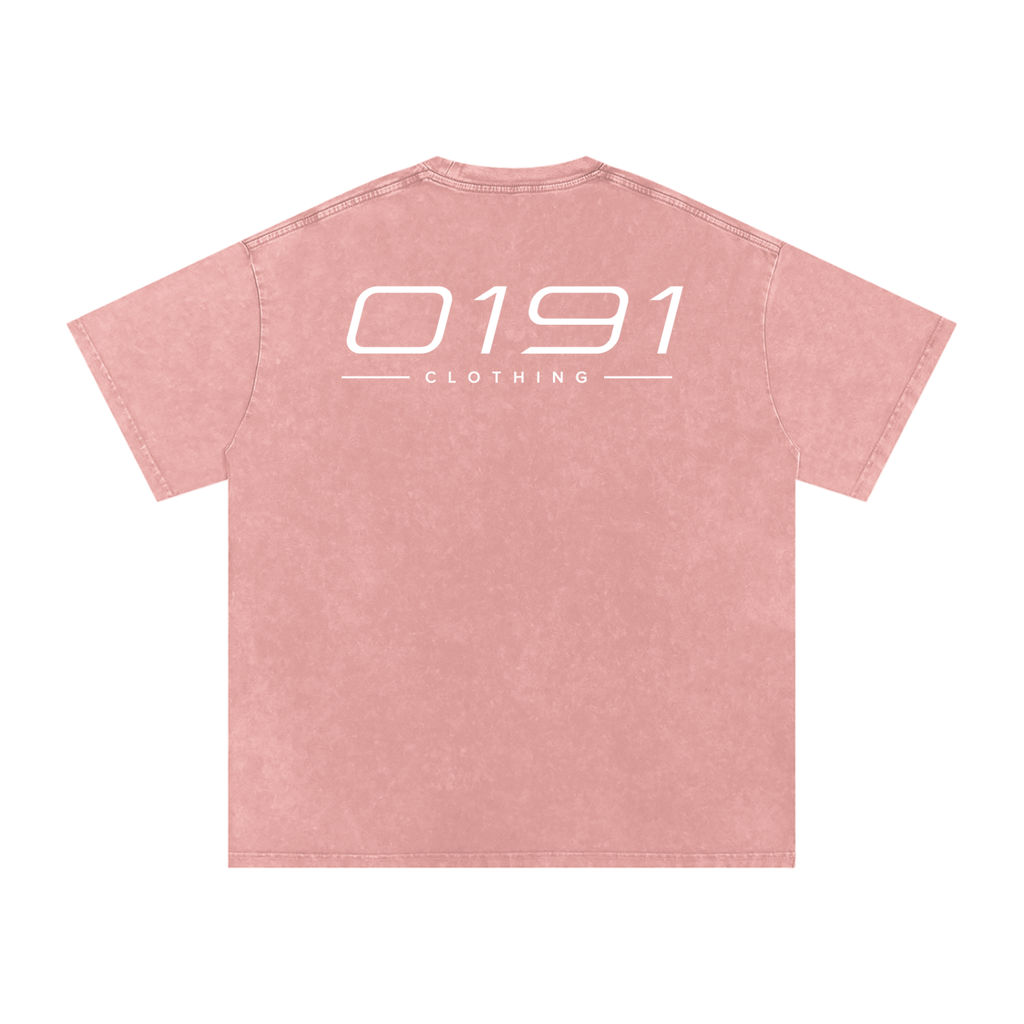 0191 Snow Washed Oversized Cotton T-Shirt