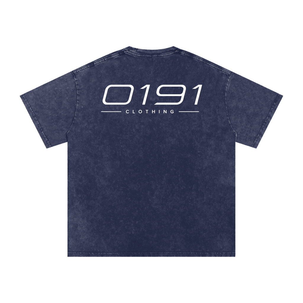 0191 Snow Washed Oversized Cotton T-Shirt