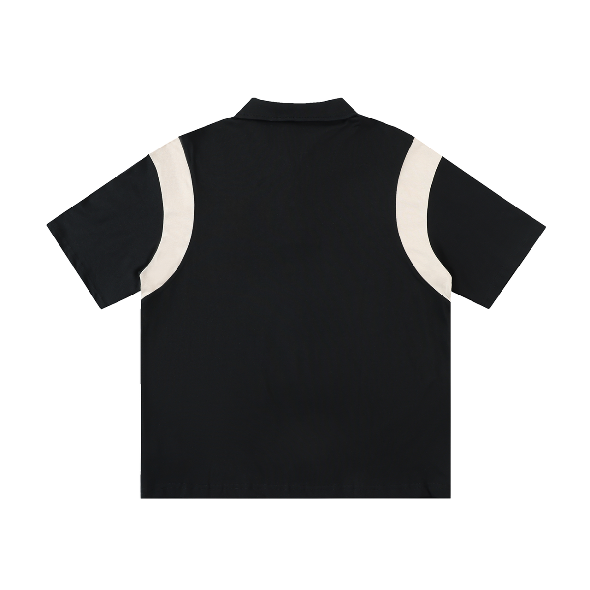 0191 Clothing Premium Contrast Panel Cotton Polo Shirt